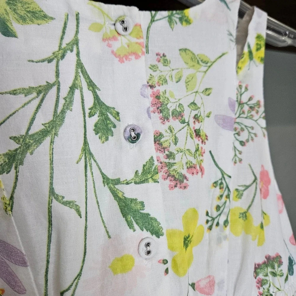 Artisan NY Girl's 6X Floral Lace Sleeveless Dress - Picture 4 of 7